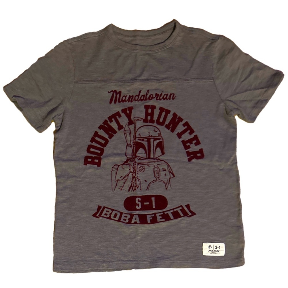 Gap Star Wars Mandolorian Bounty Hunter Kids T-Shirt M